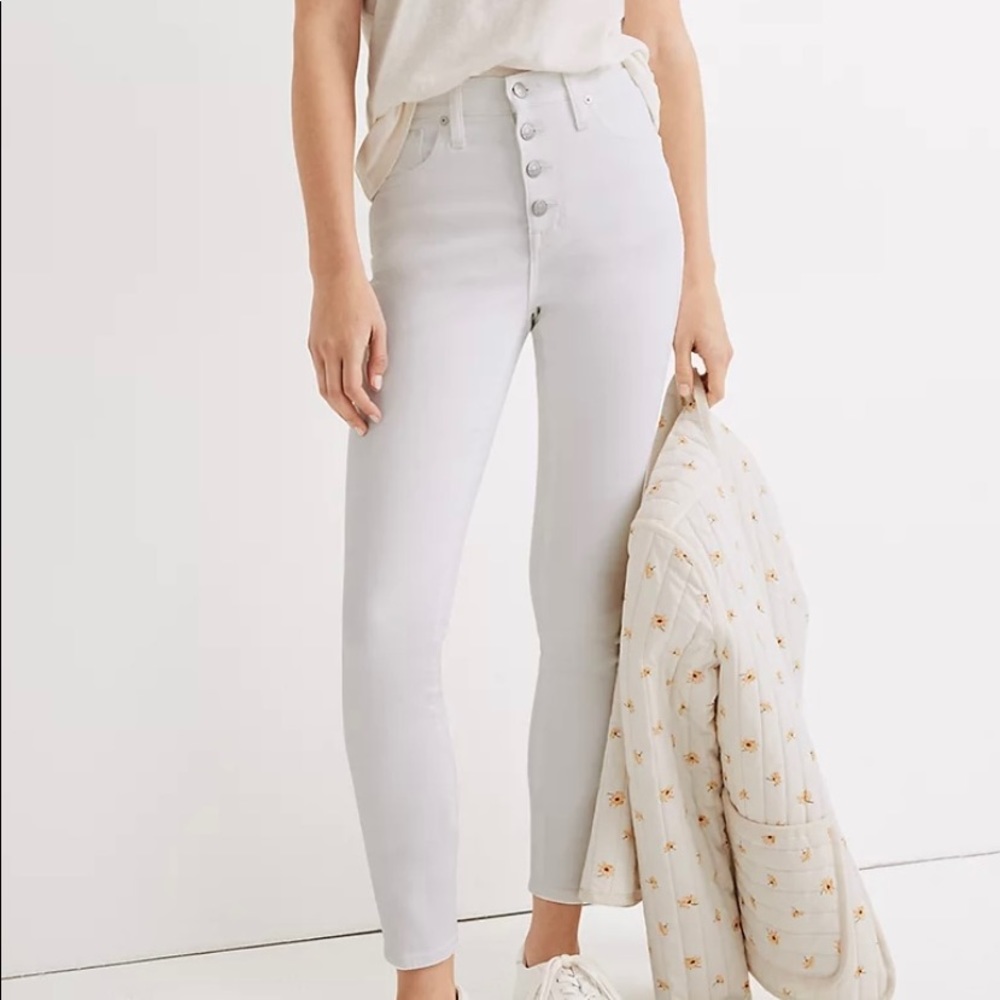 Madewell button front jeans